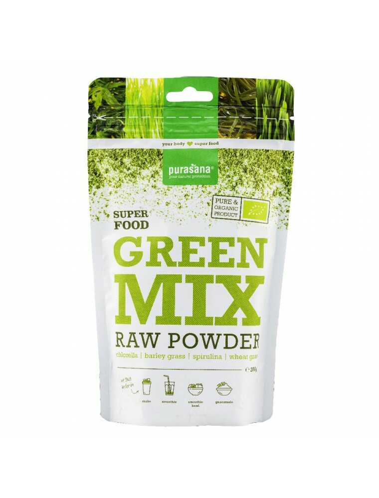 Green Mix Bio du laboratoire Purasana sur le site de Louis-herboristerie