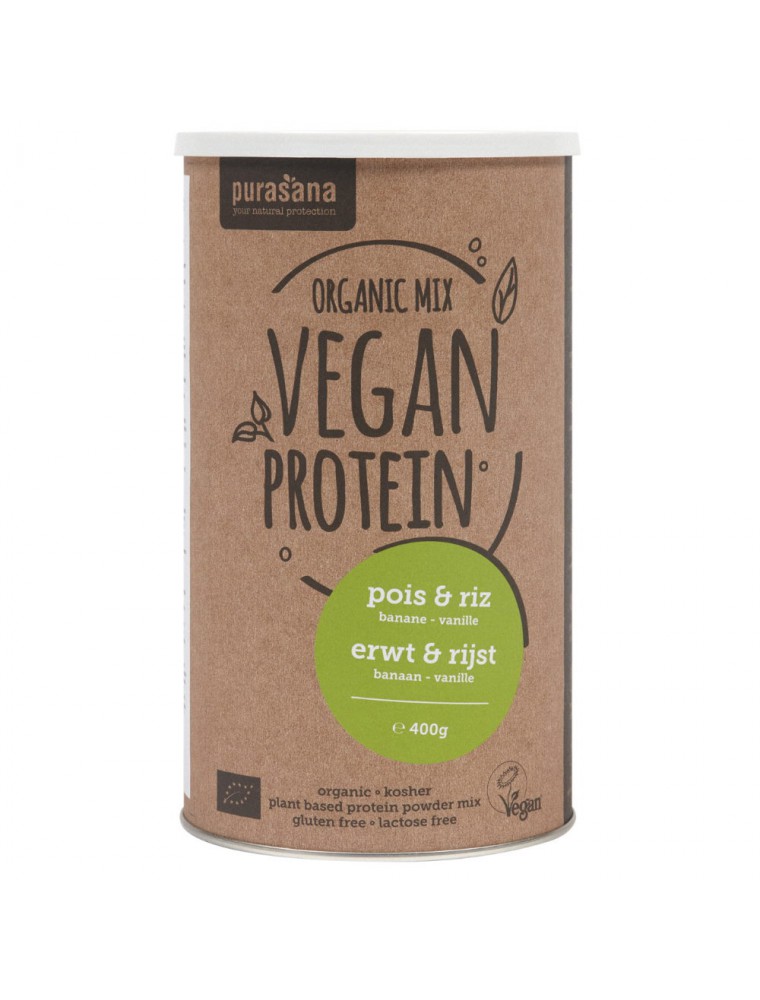 Vegan Protein Mix Bio - Purasana sur le site de Louis-herboristerie