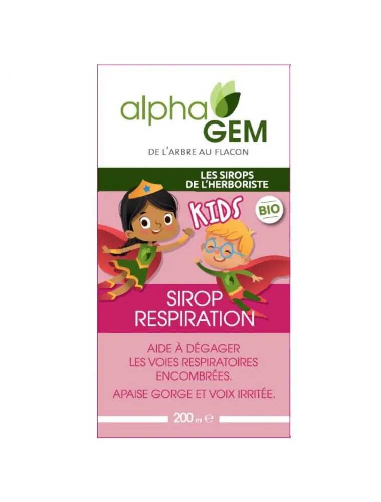 Sirop respiration kids - Alphagem sur le site de Louis-herboristerie