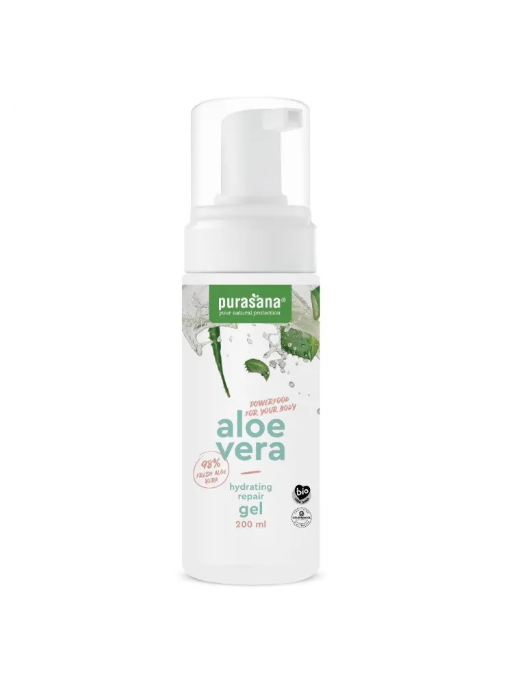 Aloe vera Bio - Gel réparateur et hydratant purasana sur le site de Louis-herboristerie