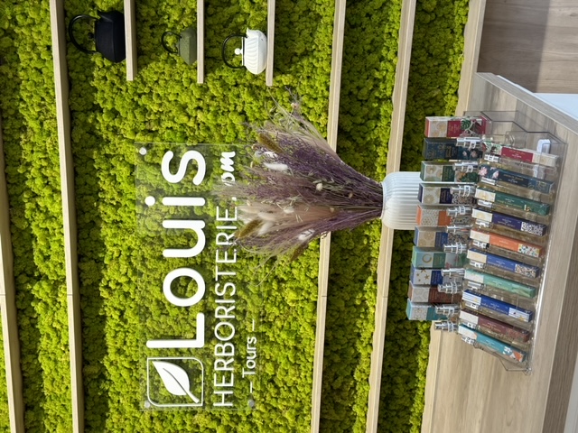 Photo du comptoir de l'Herboristerie de Tours