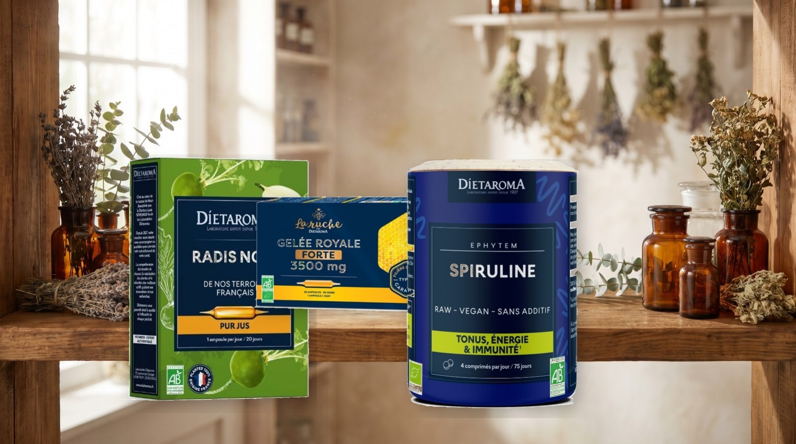 Le laboratoire Dietaroma sur l'herboristerie Louis