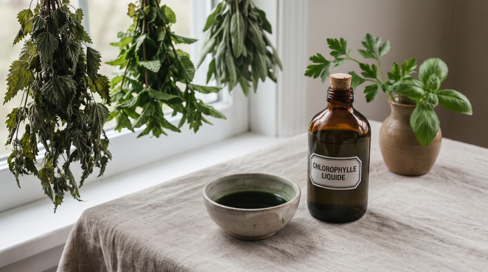 Chlorophylle liquide sur le site de Louis-herboristerie