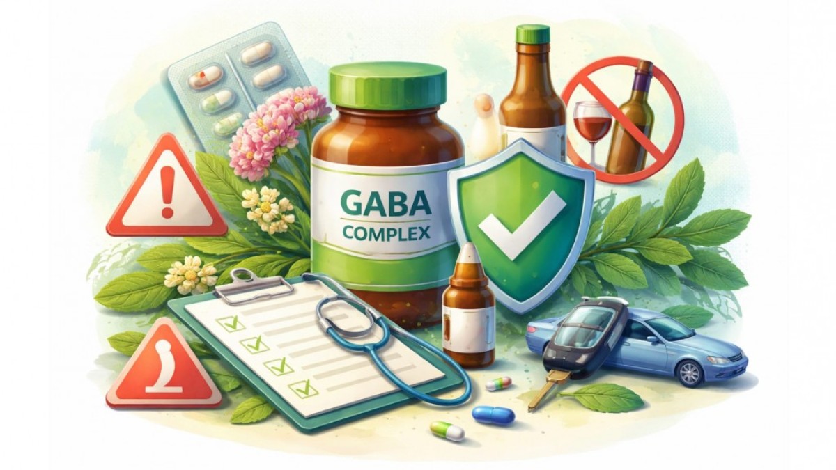 GABA : Précautions, contre-indications et effets secondaires