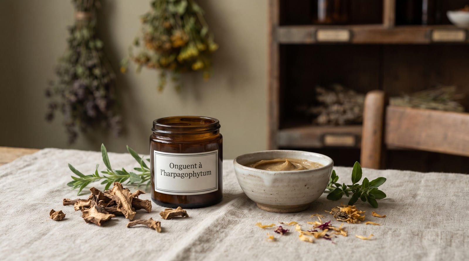 Onguent à l'harpagophytum : recette maison et vérité sur l'huile essentielle