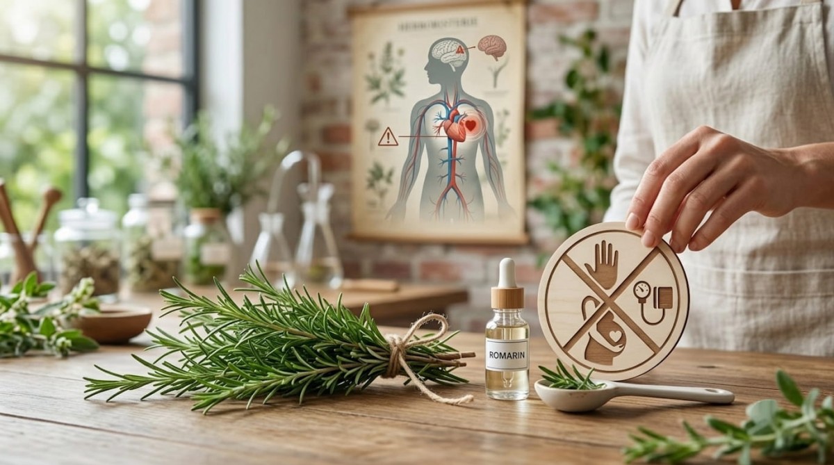 Romarin : Dangers, effets secondaires et contre-indications