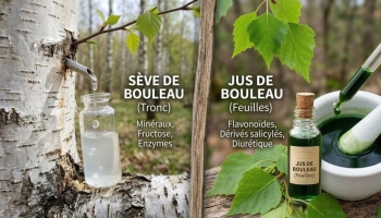 Sève de bouleau vs Jus de bouleau : Ne faites plus l'erreur !